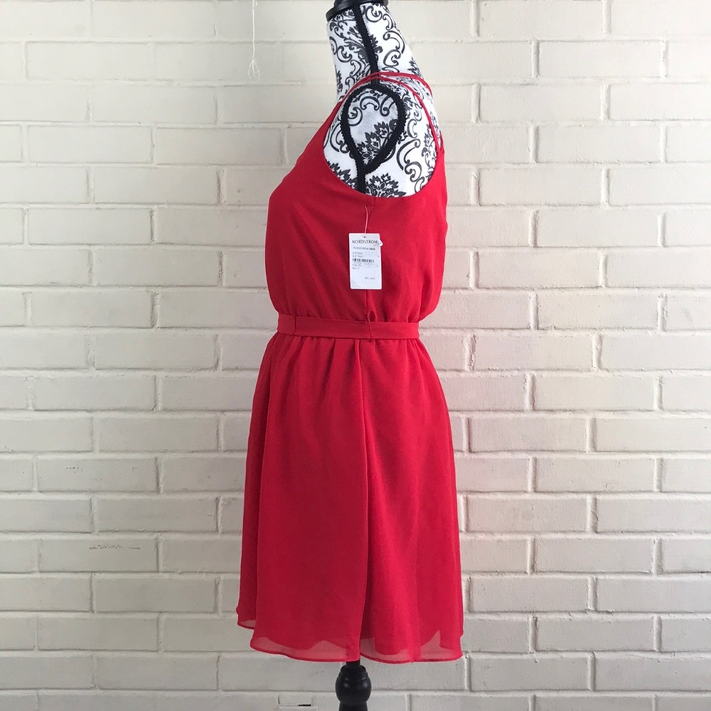 Chelsea28 Red Midi Dress - Picture 2 of 8